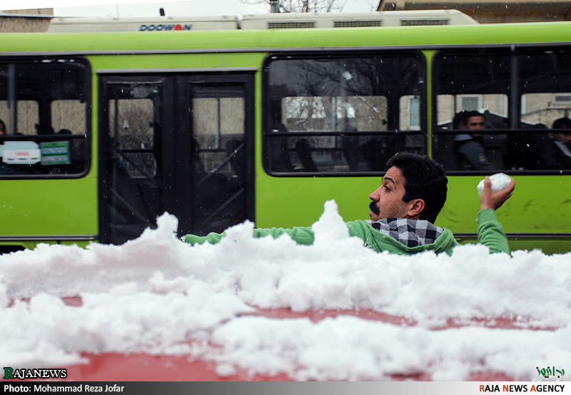 تصاویر:: بارش برف در تهران